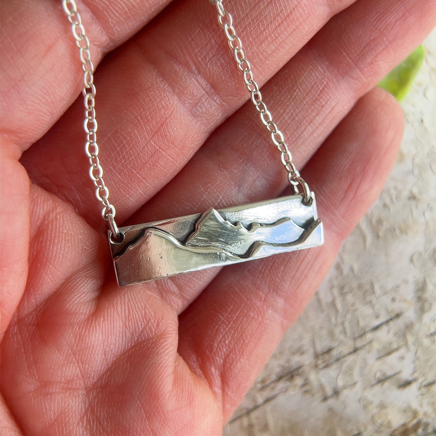 Mountain Range D Necklace