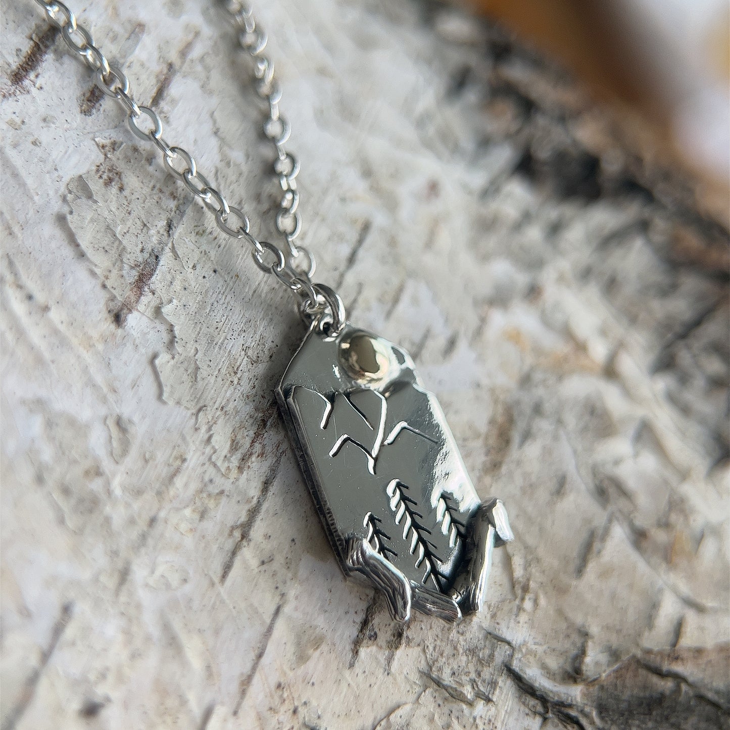 Trees & Twig Mountain Pendant