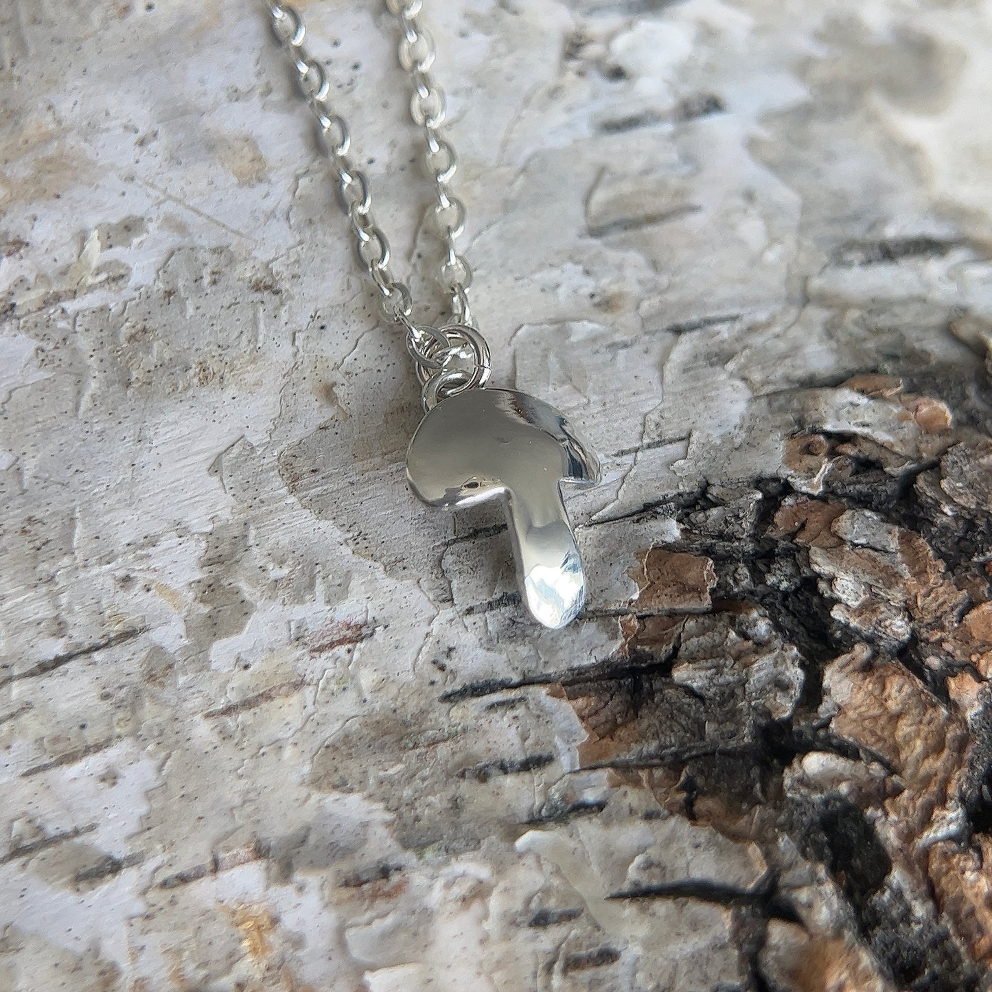 Micro Mushroom Necklace