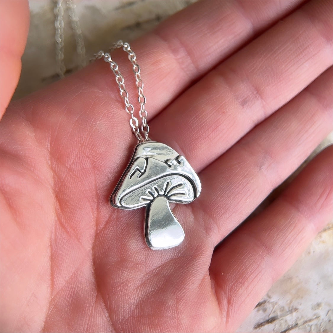 Mountain Mushroom Pendant