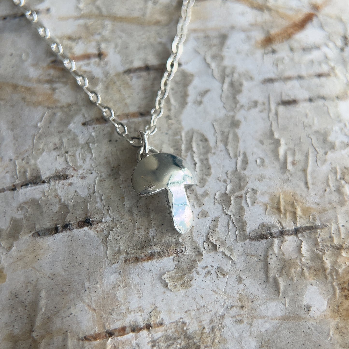 Micro Mushroom Necklace
