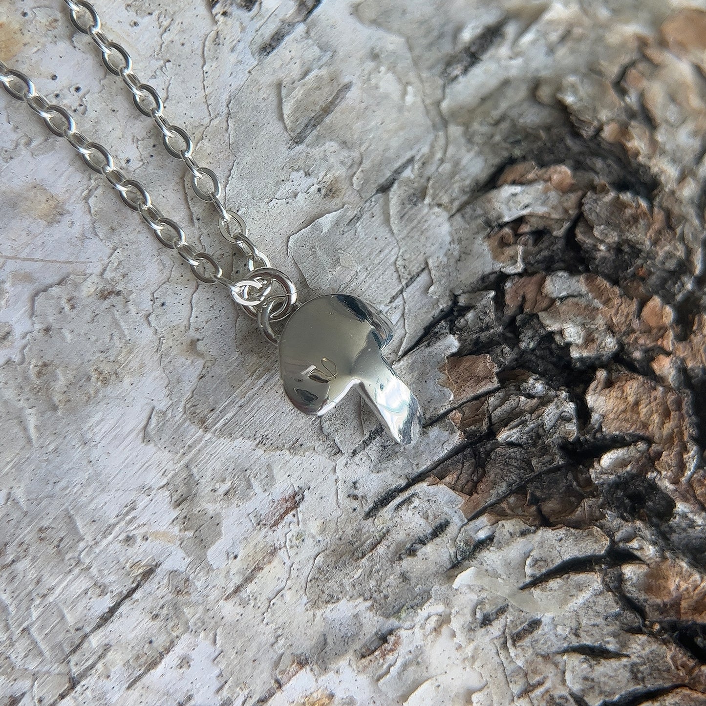 Micro Mushroom Necklace