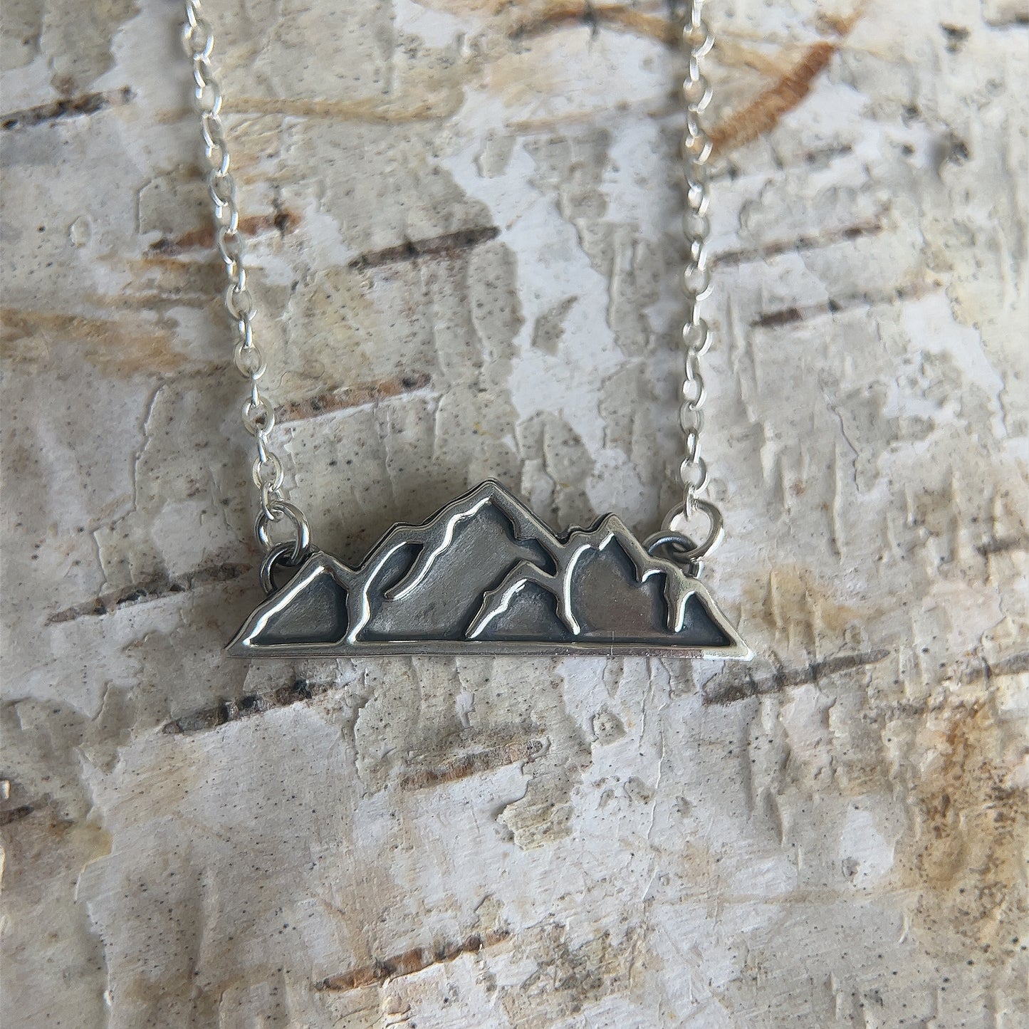 Mountain Range Outline Necklace