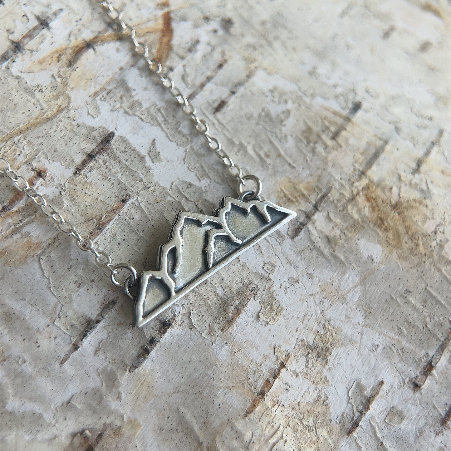 Mountain Range Outline Necklace