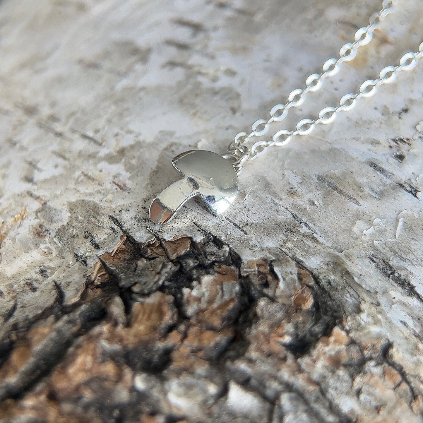Micro Mushroom Necklace
