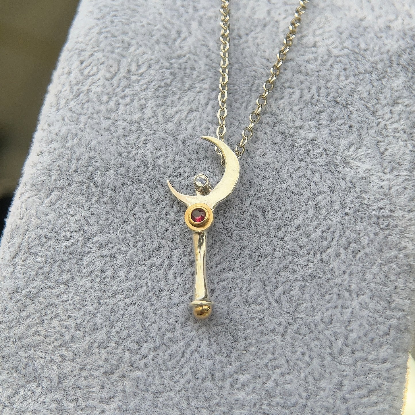 Moon Stick Necklace