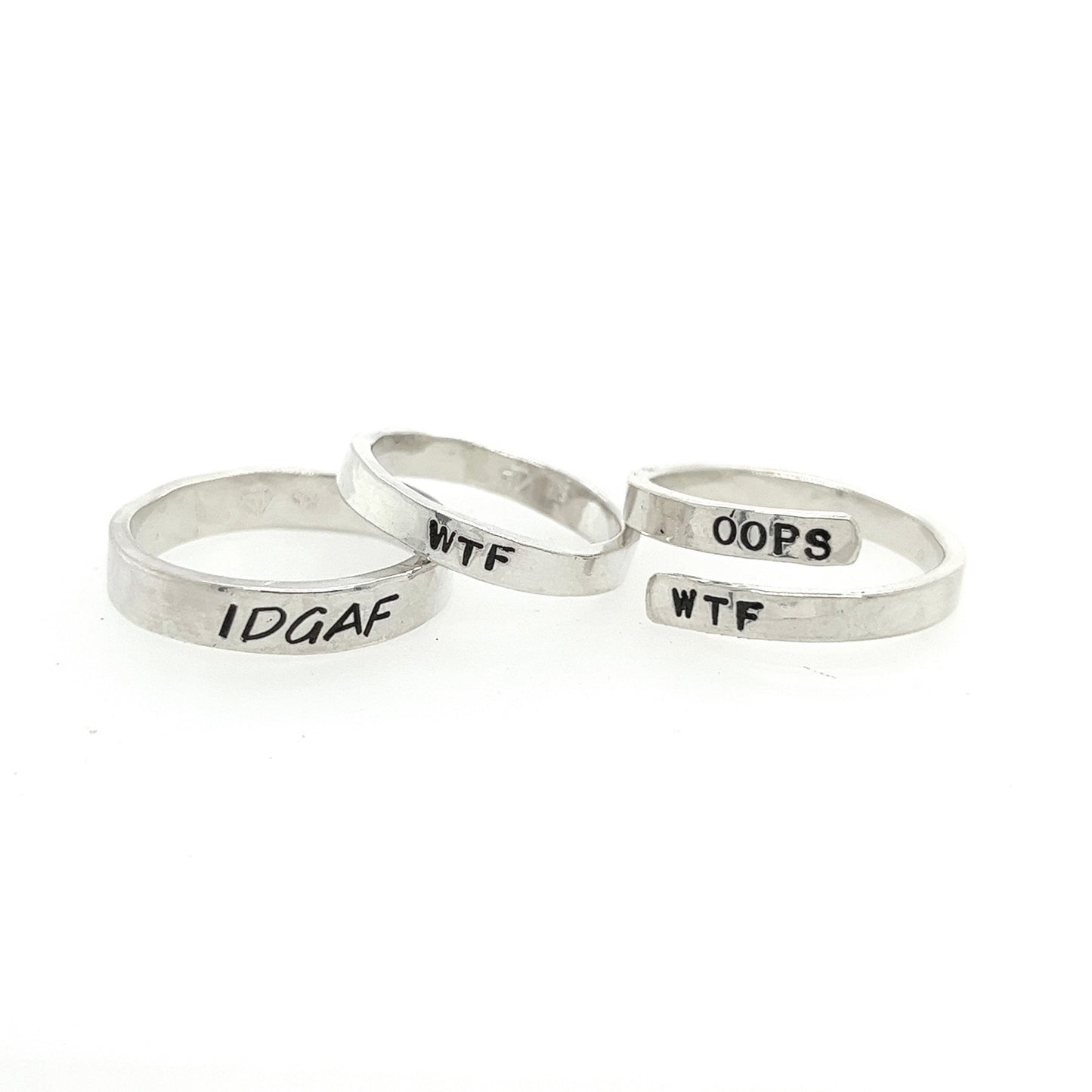 Stamped Rings *Can be customized*