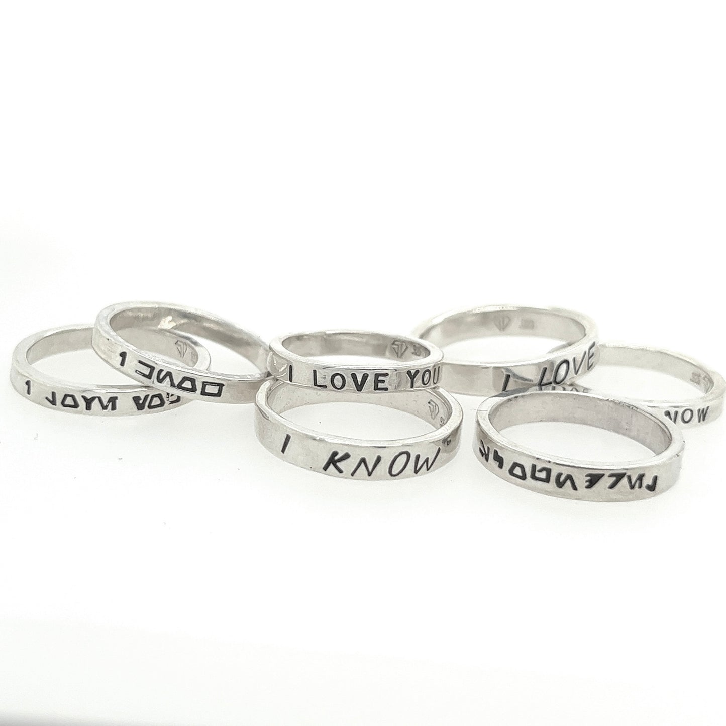 Stamped Rings *Can be customized*