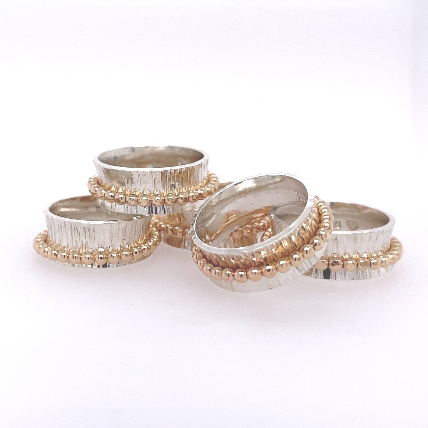 Beaded Spinner Rings