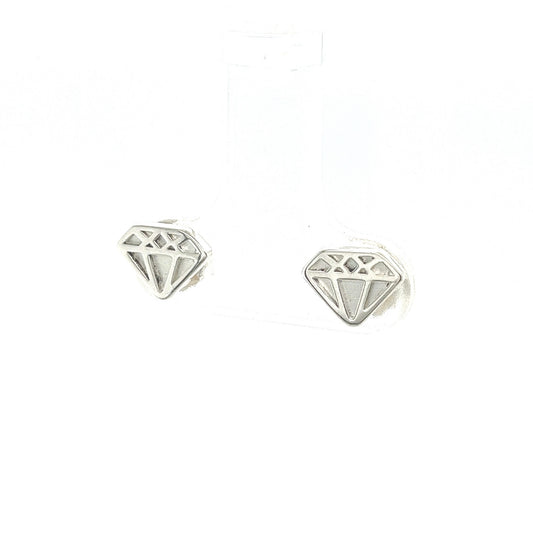 “Diamond” Stud Earrings