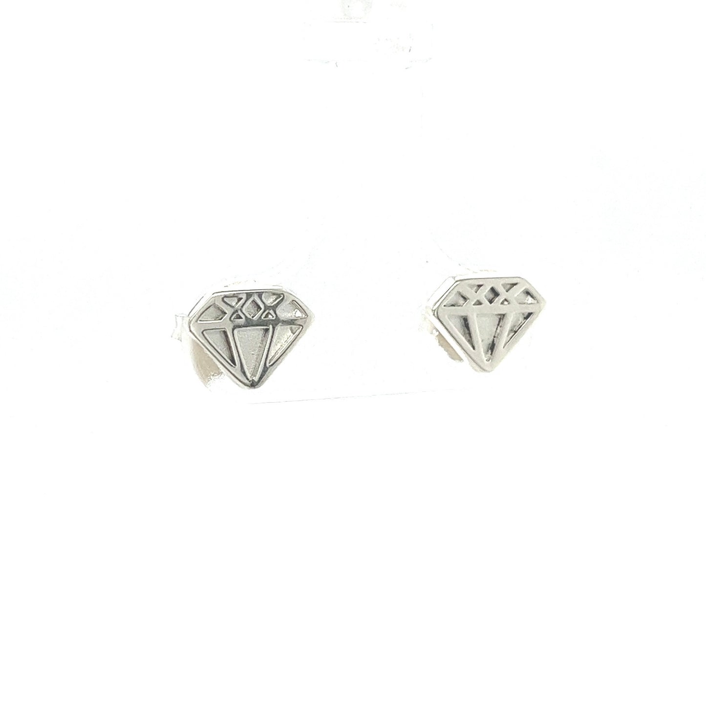 “Diamond” Stud Earrings