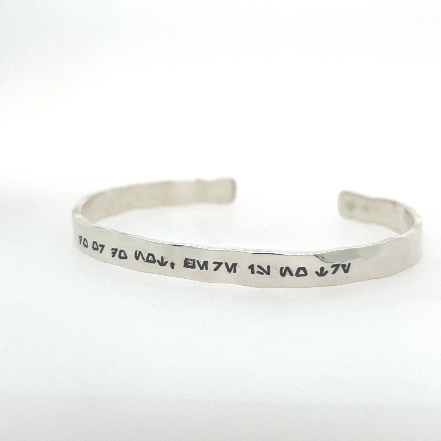 Aurebesh Bangle: “Do or do not, there is no try”