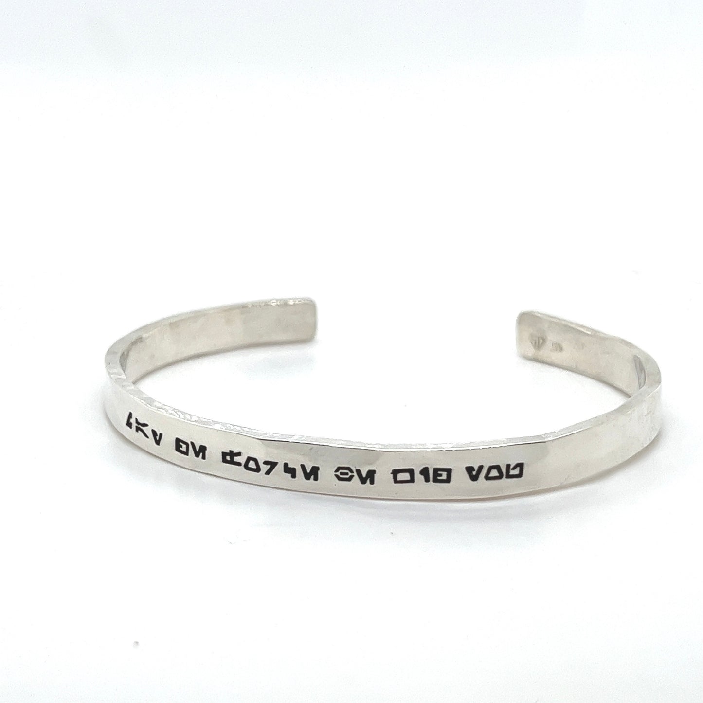 Aurebesh Bangle: “May the Force Be With You”