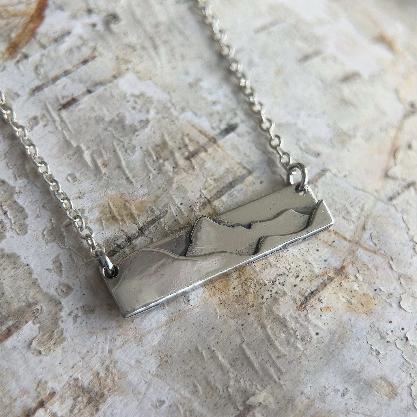 Mountain Range D Necklace