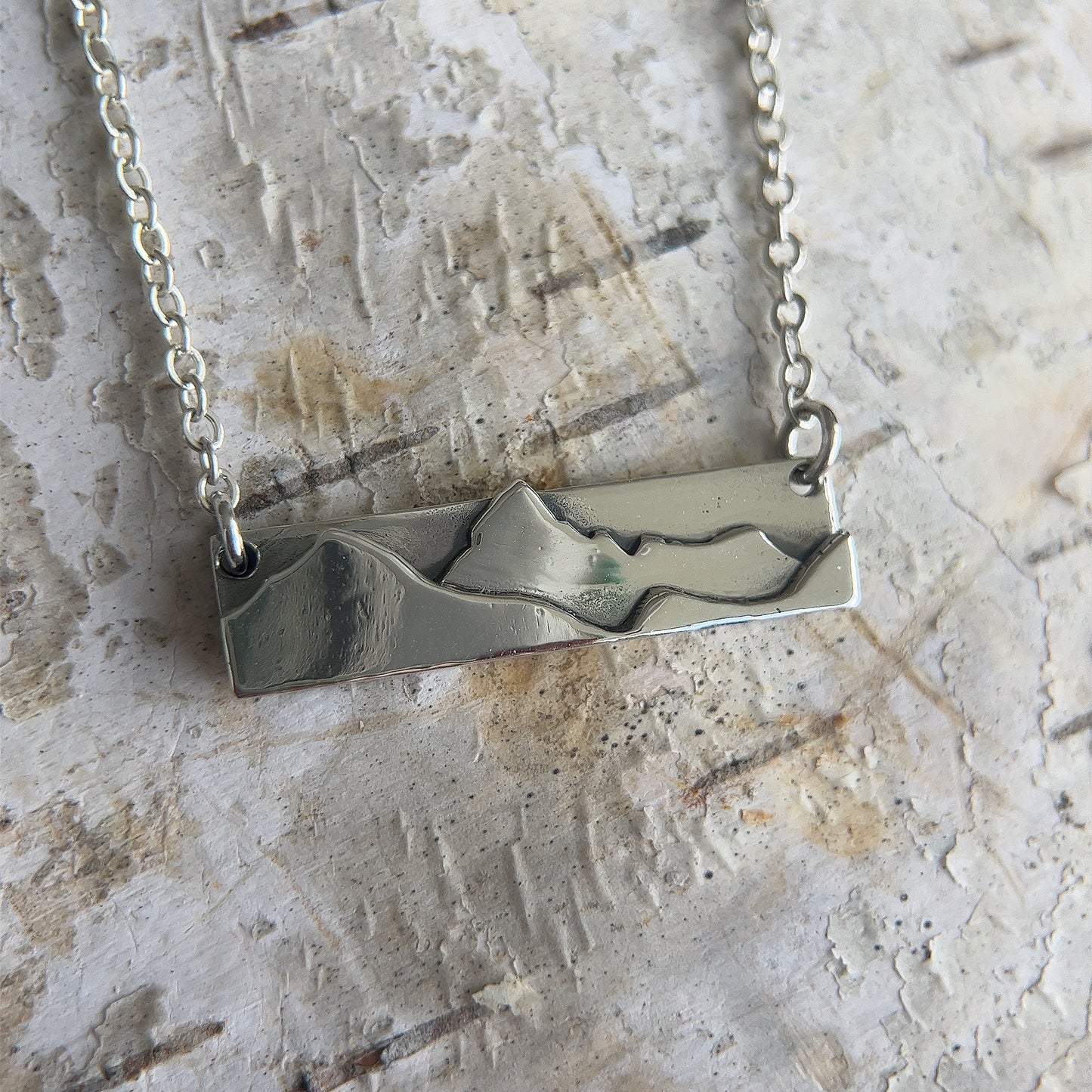 Mountain Range D Necklace