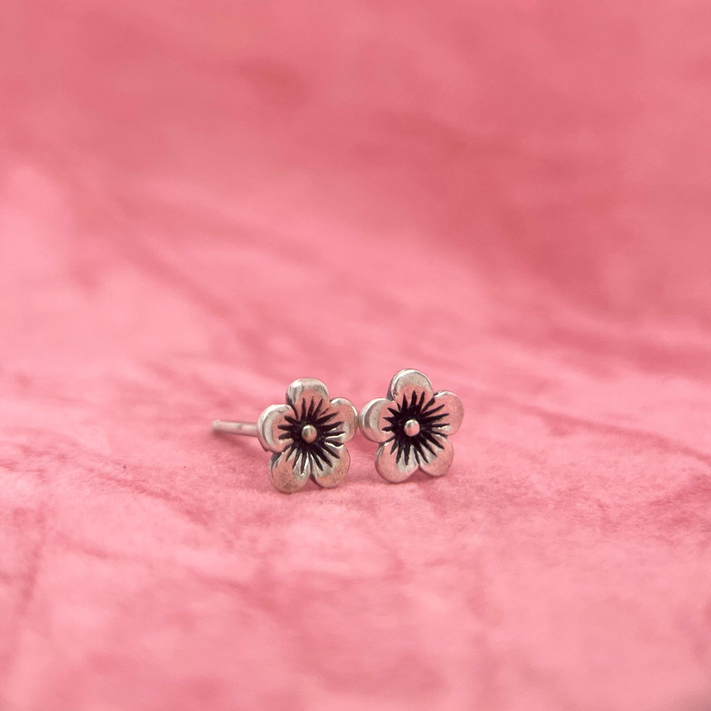 Cherry Blossom Stud Earrings