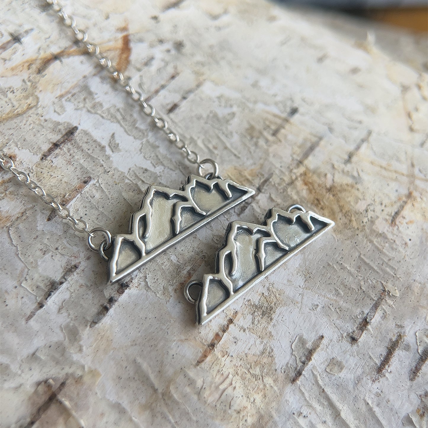 Mountain Range Outline Necklace