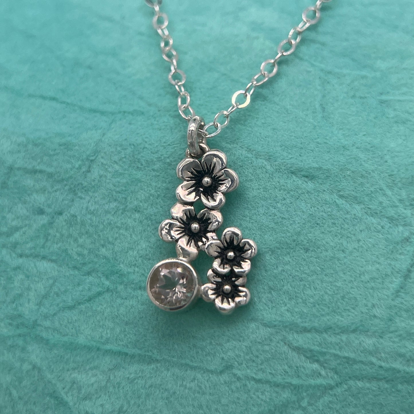 Cherry Blossom Drop Necklace