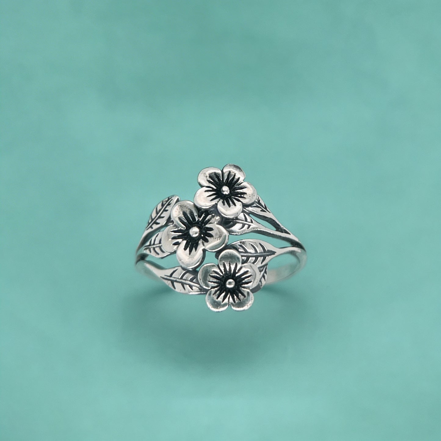 Cherry Blossom Cluster Ring
