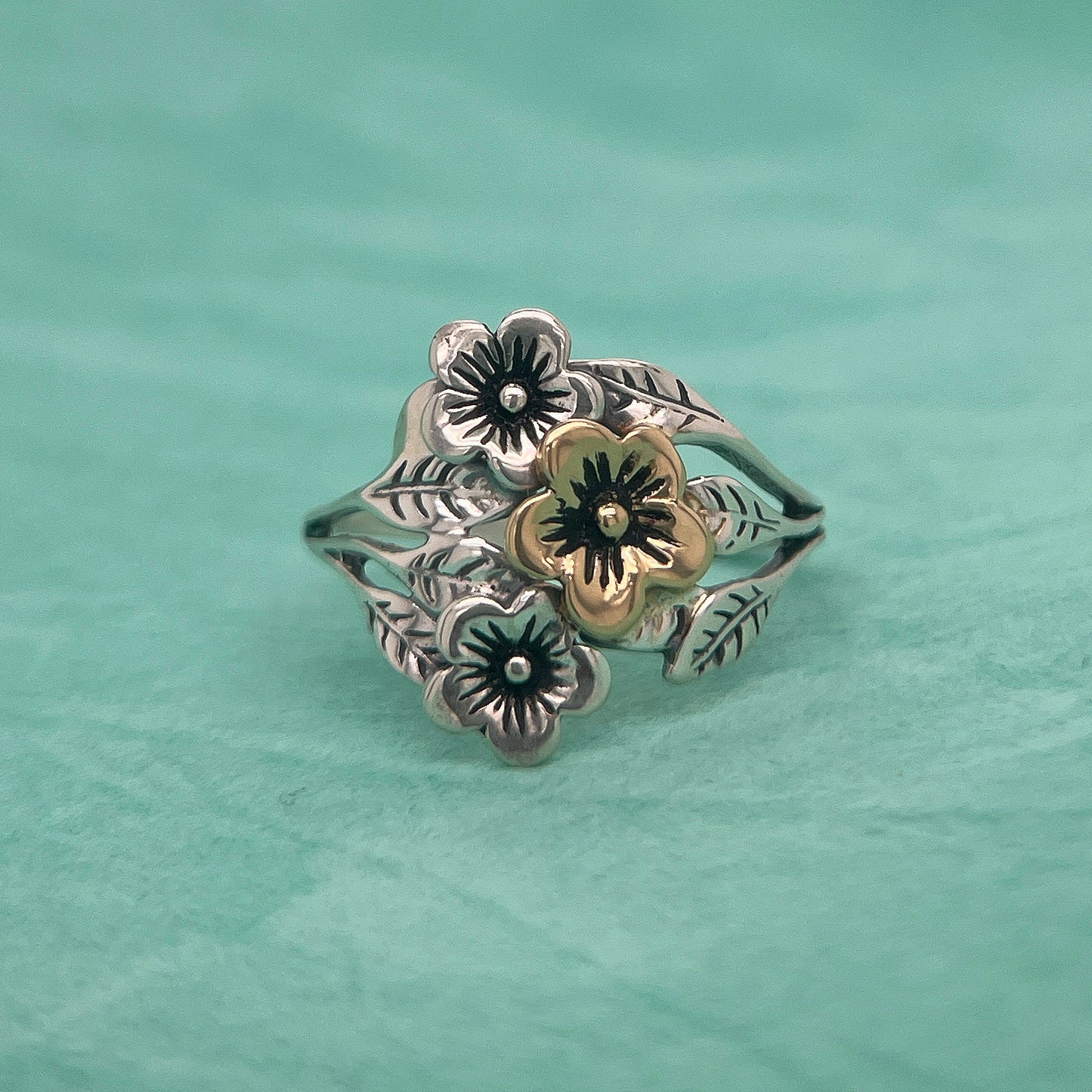 Cherry Blossom Cluster Ring