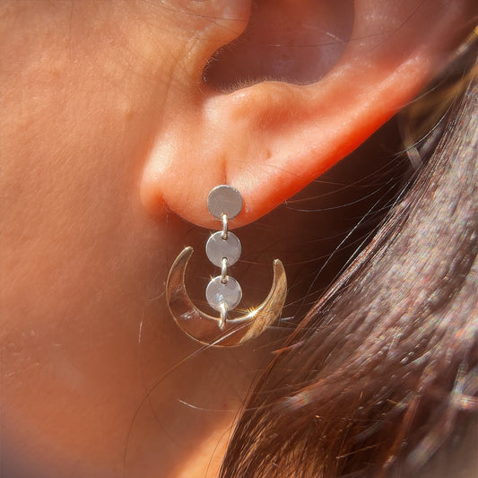 Moon Drop Earrings