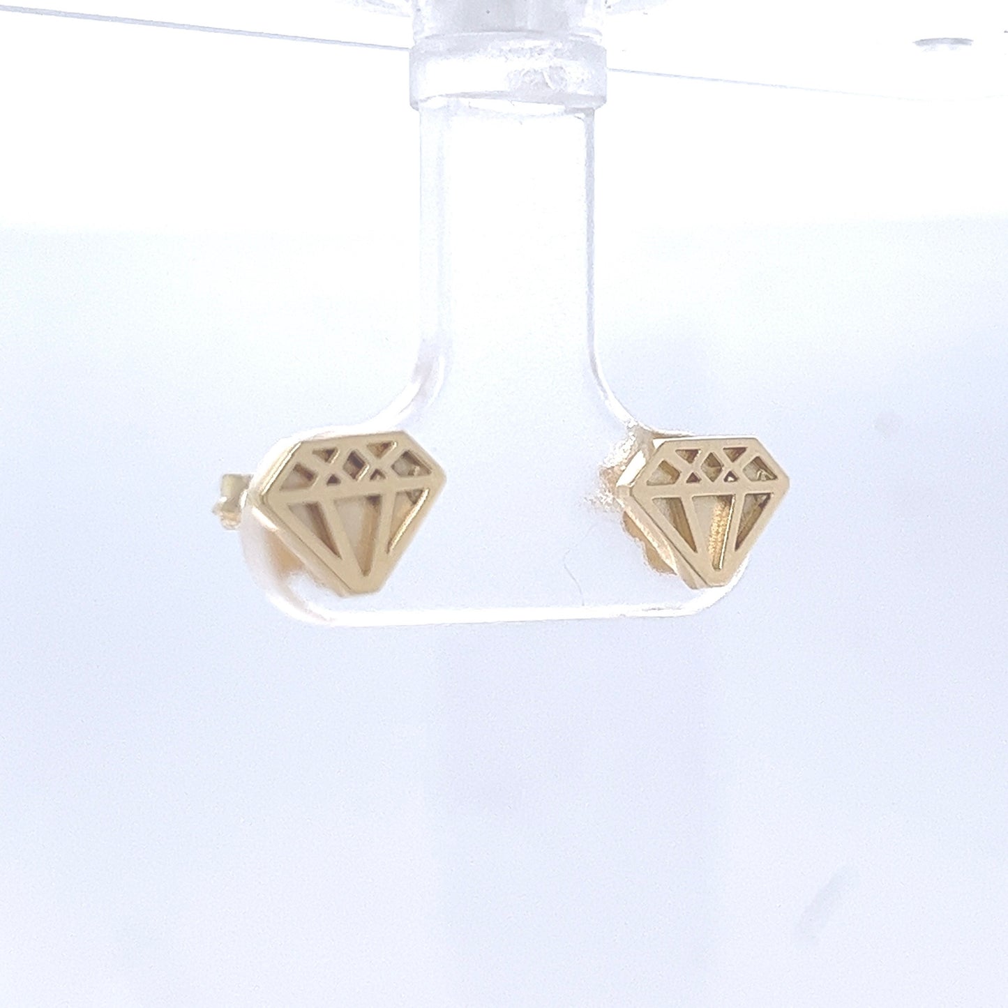 “Diamond” Stud Earrings