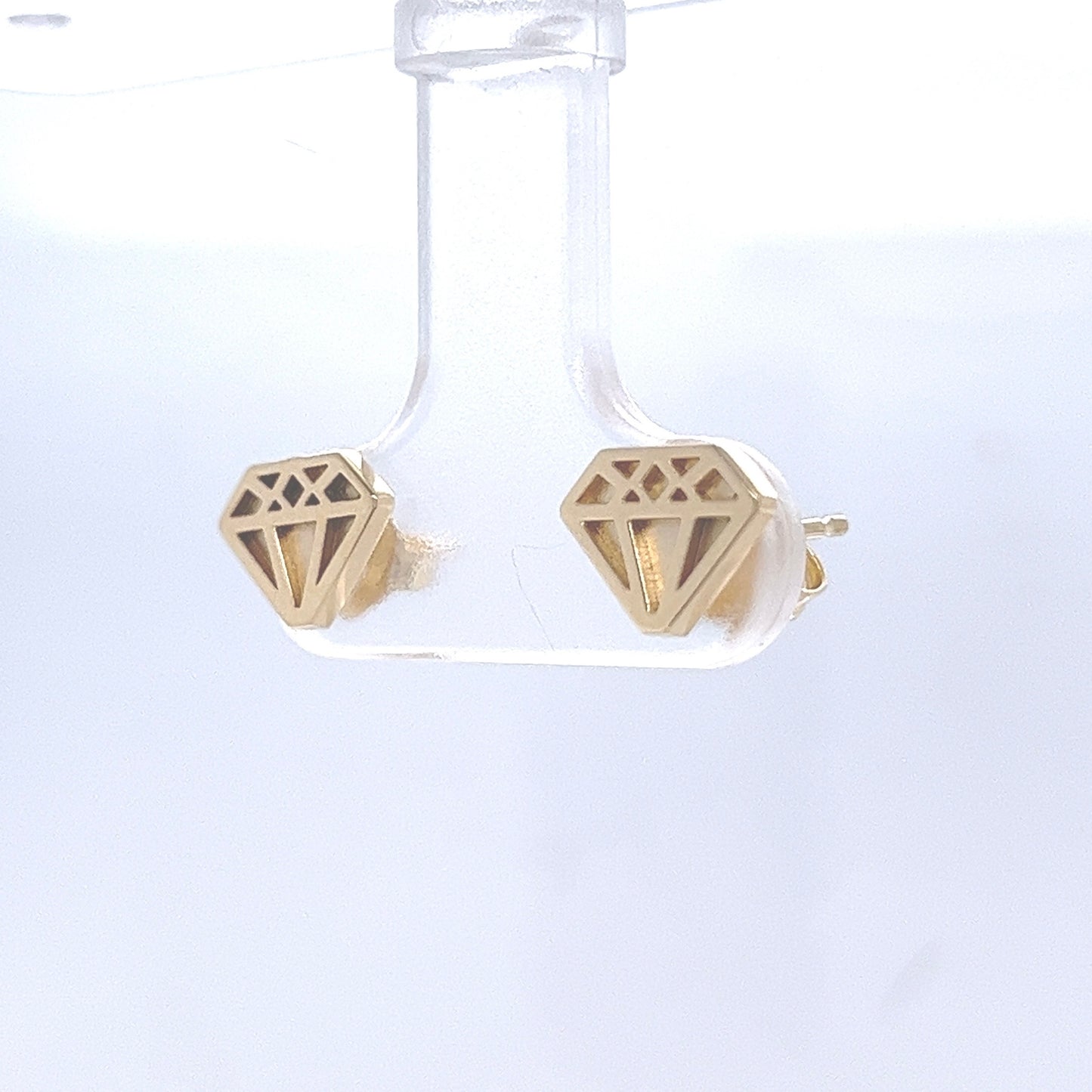 “Diamond” Stud Earrings