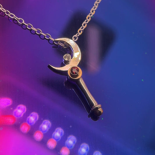 Moon Stick Necklace