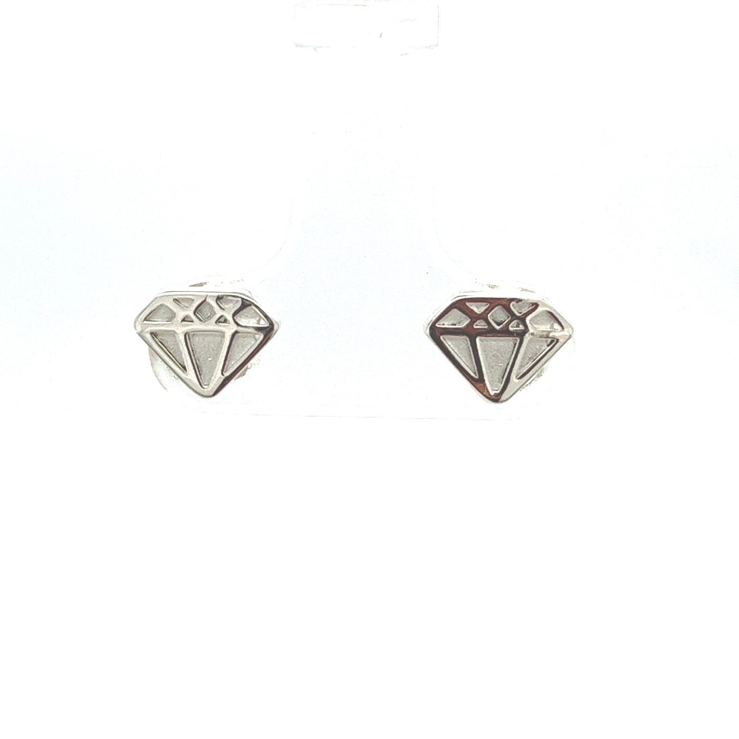 “Diamond” Stud Earrings