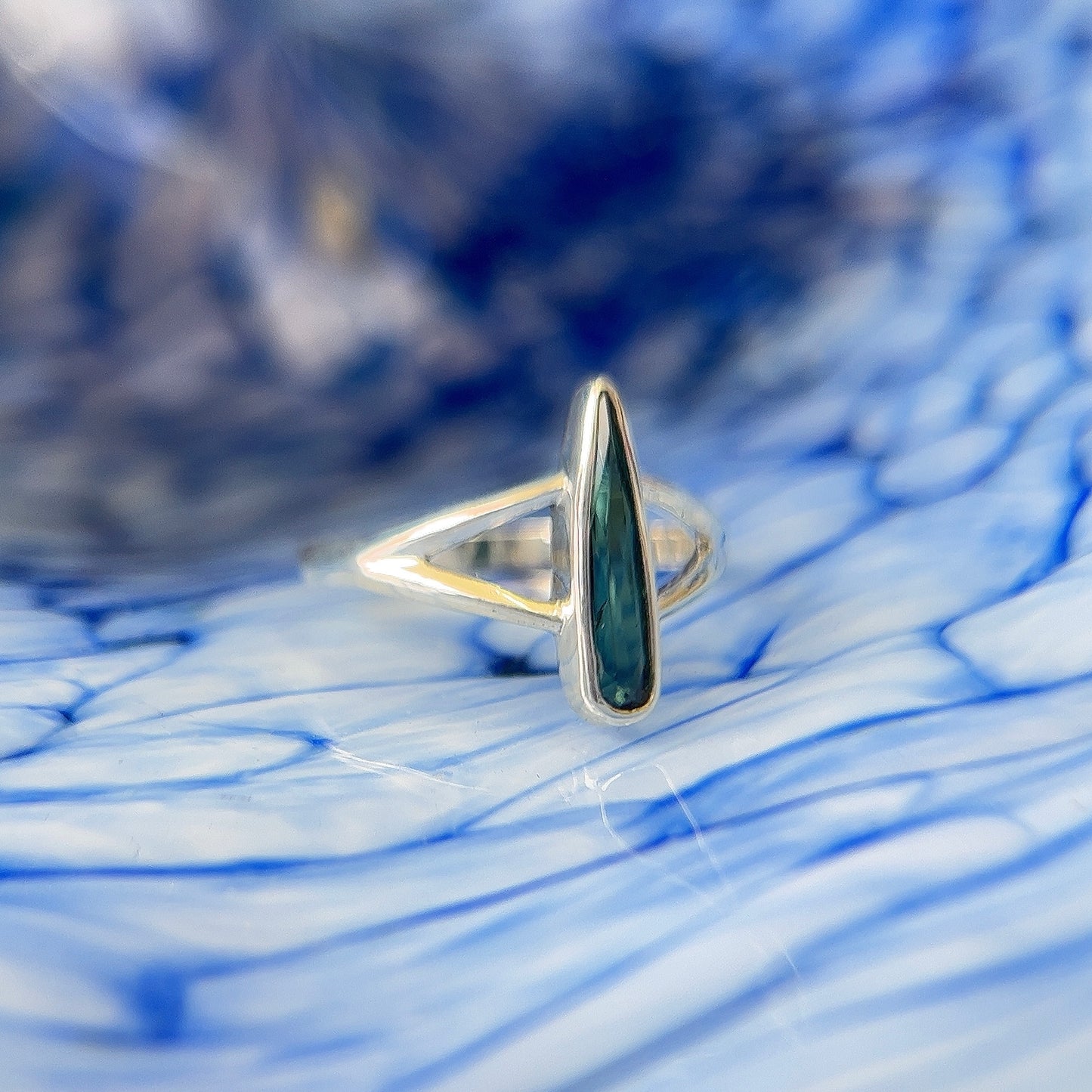 Tourmaline Raindrop Ring