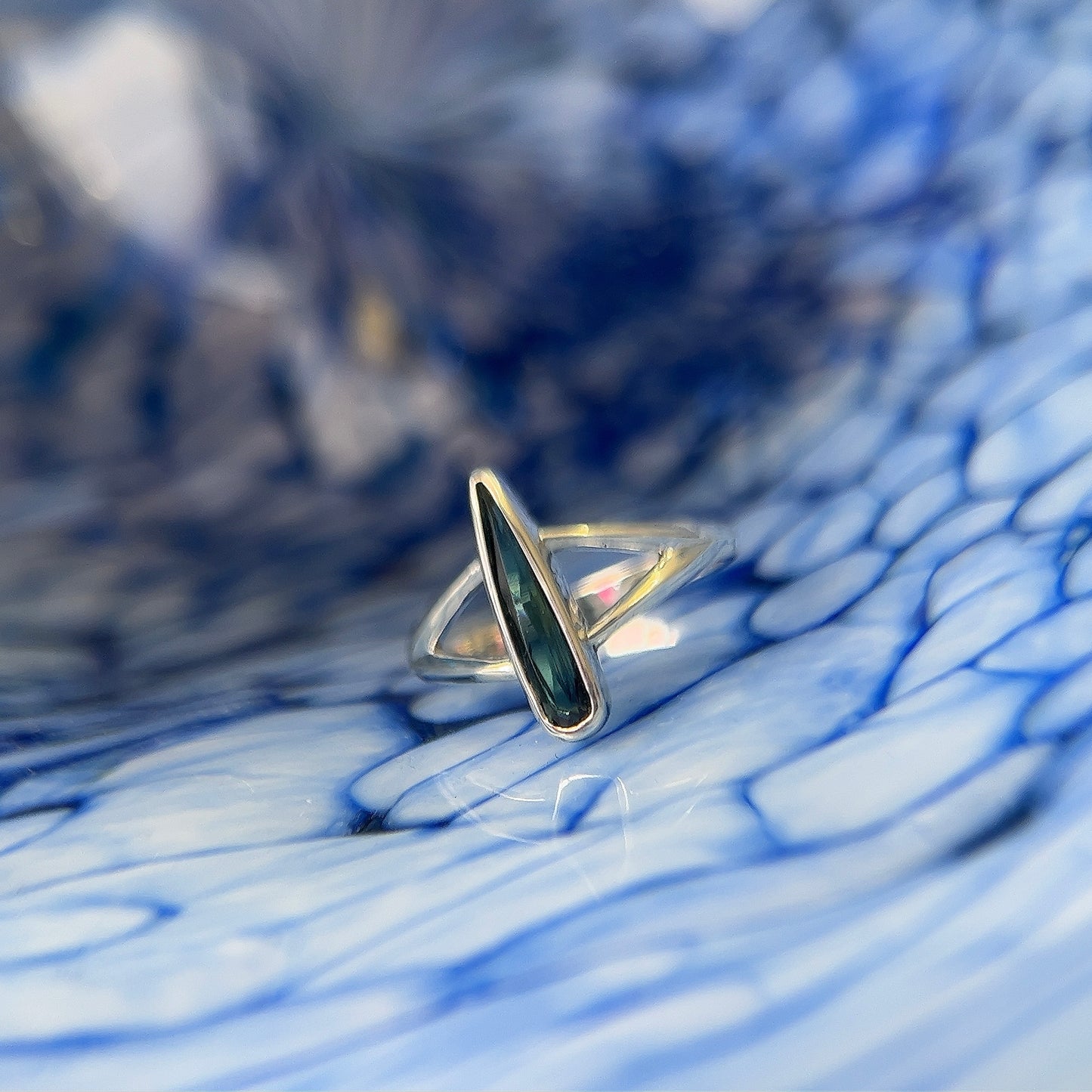 Tourmaline Raindrop Ring