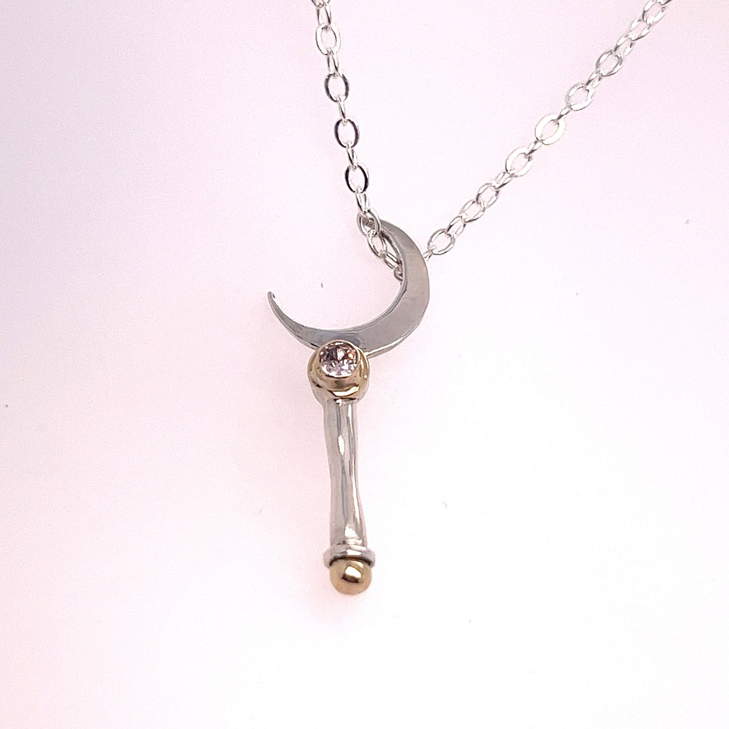 Moon Stick Necklace