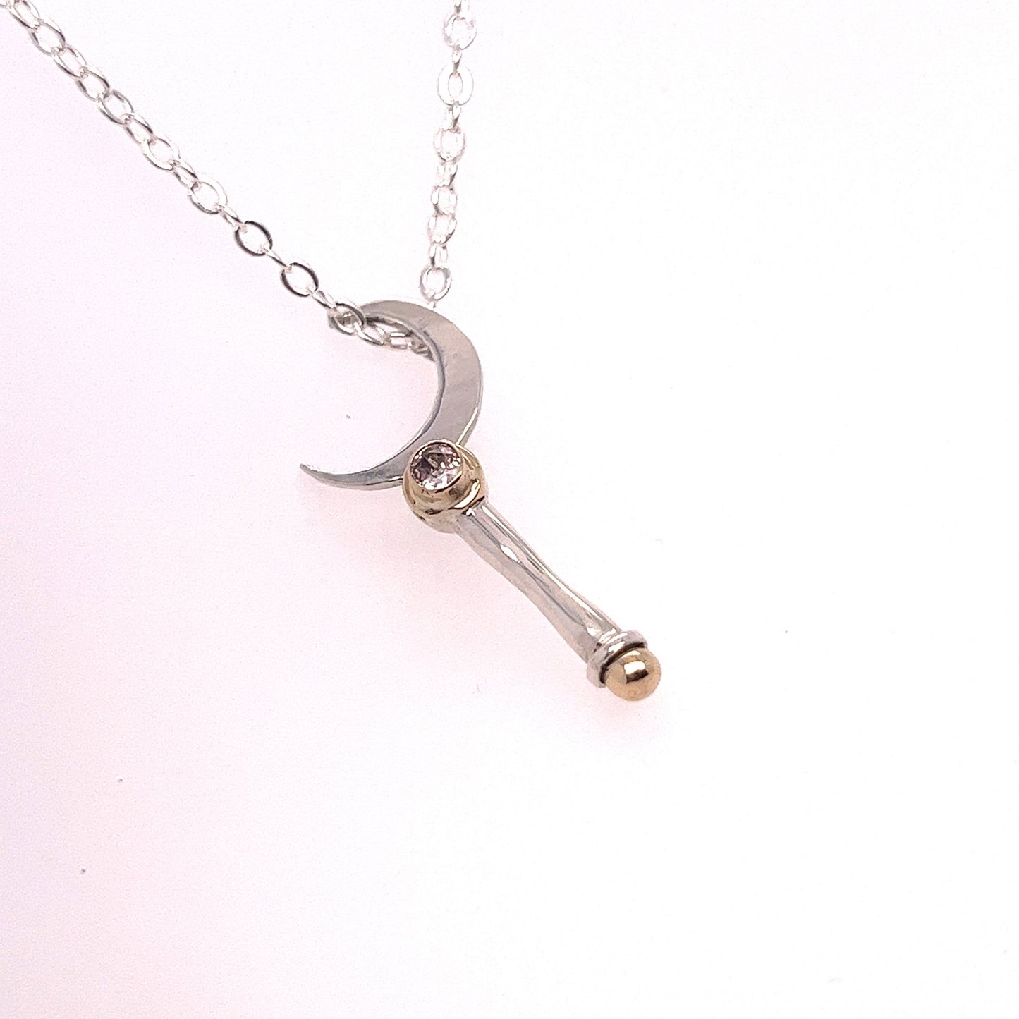 Moon Stick Necklace